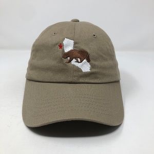 CA California Bear Cali Slouch Hat Dad Hat